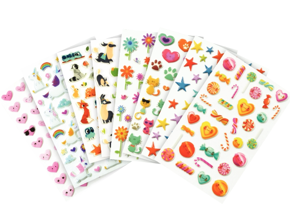 3D Sticker, sortiert x 294